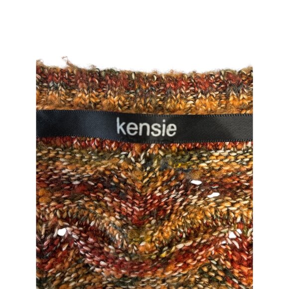 Hand-Knit Kensie Multicolor Zigzag Sweater - Picture 5 of 7